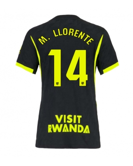 Atletico Madrid Marcos Llorente #14 Maglia Gara Trasferta Repliche 2026-27 Donna Maniche Corte Atletico Madrid Marcos Llorente #14 Maglia Gara Trasferta Repliche 2026-27 Donna Maniche Corte